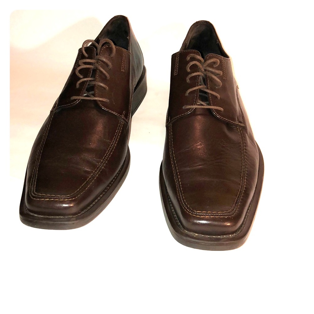 Mens Brown Oxford Dress Shoes